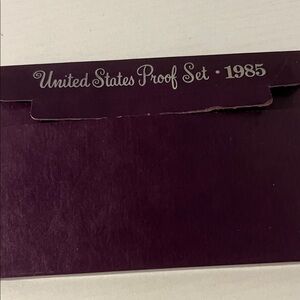 Mint Purple Presentation Coin Set with Silver and Copper Coins